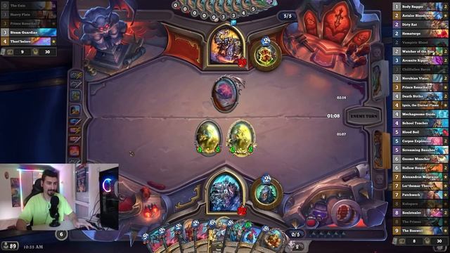 Blood DK 3.0 Is Back! 70HP Vs 120HP Control Warrior! Ultra Epic Fight At Titans Hearthstone смотреть онлайн