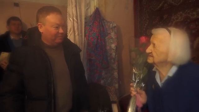 2022 12 24 100 лет ветерану ВОВ Анне Галовой