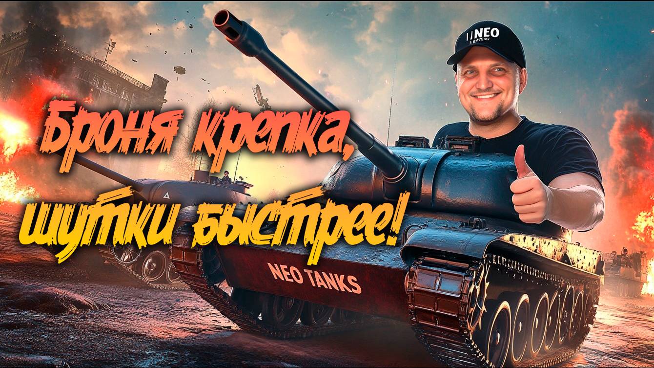 Броня крепка, а шутки быстрее в Мире NEO TANKS! смотреть онлайн