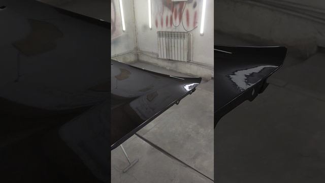 Покраска капота Mercedes