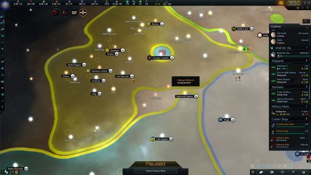 Let's Play Stellaris - New Horizons - UFP Hard - Ep 4 - Back! смотреть онлайн