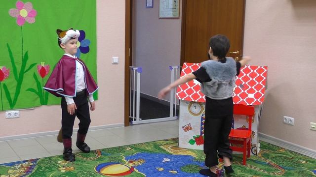 "Кот в сапогах". Спектакль в исполнении старшей группы. 2022 год смотреть онлайн