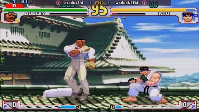 Fightcade 👊 Street Fighter 3rd Strike 👊🏽 Exodus3rd 🇺🇸 Vs WadupNEEM 🇺🇸 FT10 👊 смотреть онлайн