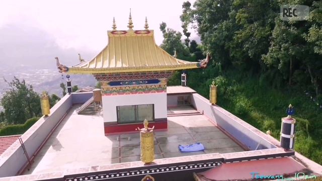 Rinchen Palri Monastery At Nepal Kathmandu #dronevideo #davinciresolve