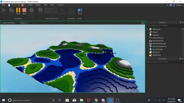 simple procedural generation using perlin noise roblox смотреть онлайн
