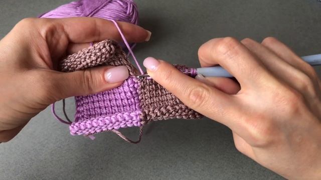 ВЯЖЕМ ПЛЕД крючком ИЗ ОСТАТКОВ пряжи