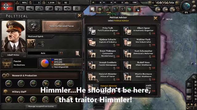 Hitler looks at screenshots from Hearts of Iron IV смотреть онлайн