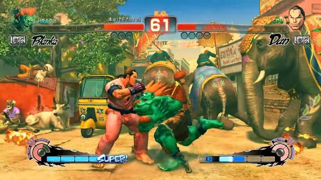 Blanka, vs, Dan, Ultra Street Fighter 4, usf4, Ultra Street Fighter IV, Street fighter 4, Street смотреть онлайн
