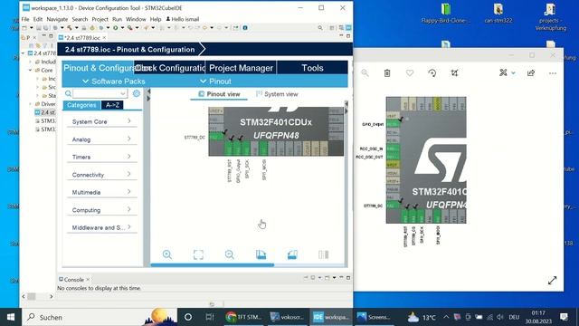 2.4 ST7789 SPI STM32 STM32F401 FT6336 TOUCH I2C SOFTWARE