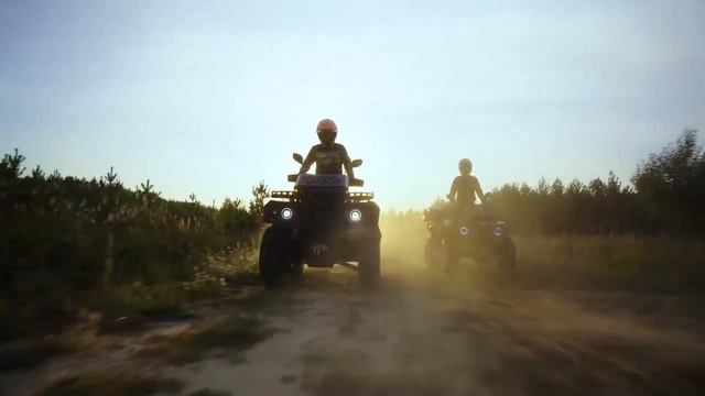 Hisun Tactic 750, осенний лес и полная свобода! смотреть онлайн