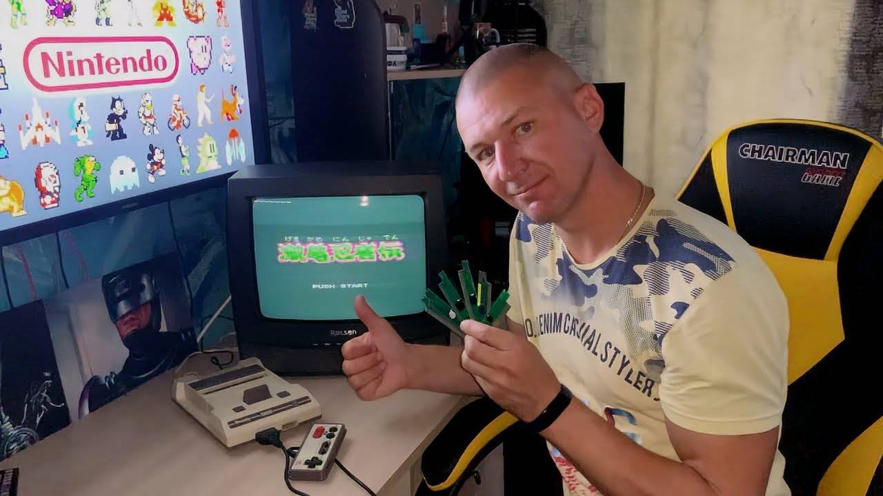 Что на Платках денди 8бит_ Включаем и погружаемся в мир игр dendy смотреть онлайн