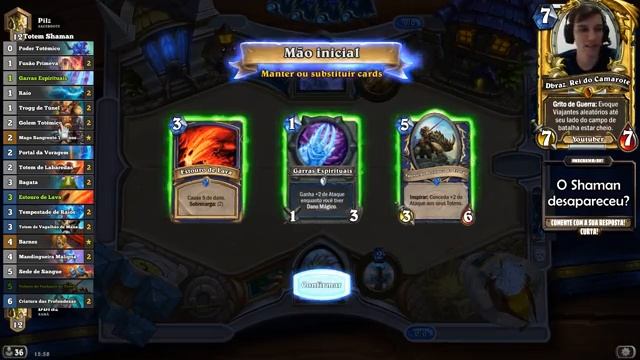 HEARTHSTONE - O RETORNO DO TOTEM! (PADRÃO TOTEM SHAMAN) смотреть онлайн