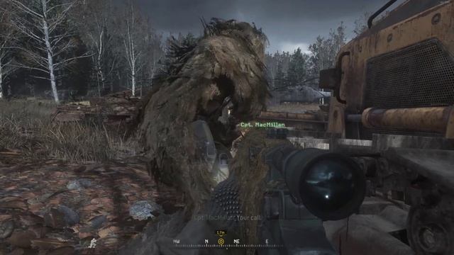 Call of Duty Modern Warfare Remastered - Act II - Mission 13 - All Ghillied Up смотреть онлайн