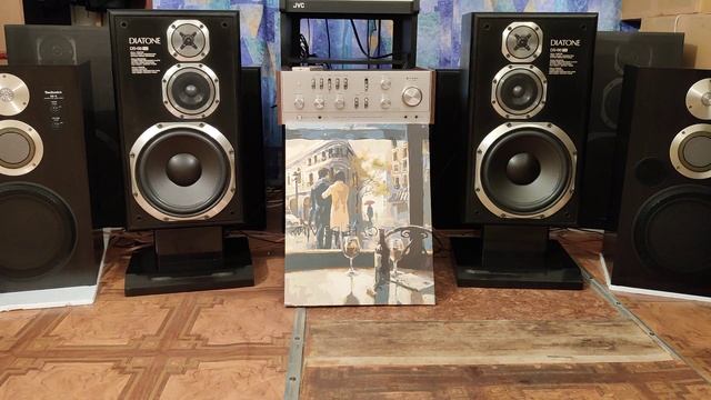 Акустика Diatone DS-66EX и усилитель Trio KA-7006 смотреть онлайн