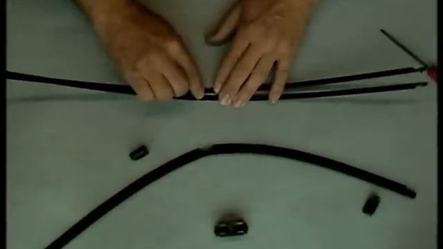 VALEO SWF FLAT WIPER BLADE RUBBER REFILL REMOVAL. NOT BOSCH AEROTWIN