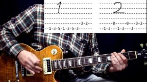 НОВИЧКАМ! Играем рифф Judas Priest - Breaking The Law!!!! Подробный разбор!