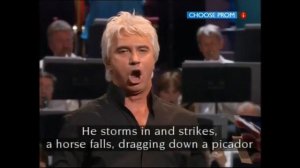 Dmitri Hvorostovsky. The Toreador aria. Carmen opera by G.Bizet.