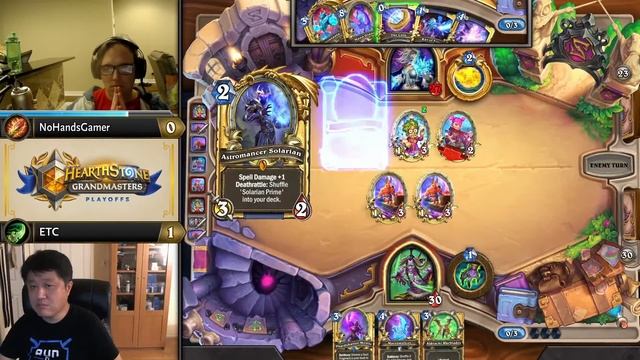 NoHandsGamer vs ETC - Decider - Hearthstone Grandmasters Americas 2020 Season 2 - Playoffs смотреть онлайн