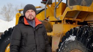 Фронтальный погрузчик LOVOL FL955F-N на объекте заказчика