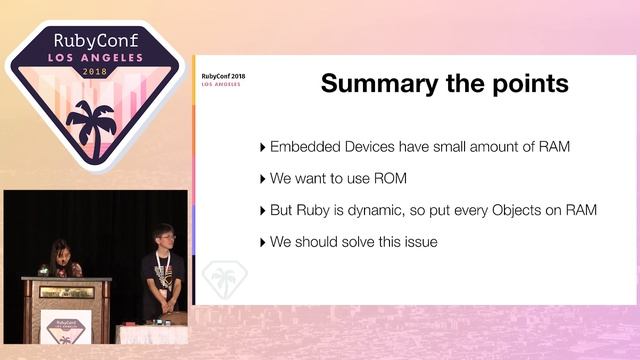 RubyConf 2018 - ROM: the final frontier of mruby by Masayoshi Takahashi and Yurie Yamane смотреть онлайн