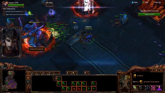 StarCraft 2: LOTV - Level 15 Zagara Co-op Mission, BRUTAL DIFFICULTY смотреть онлайн