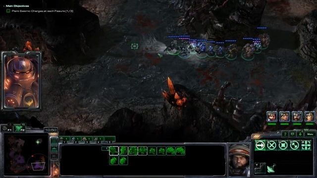 StarCraft 2 - Wings of Liberty - Mission 27 Belly of the Beast (Brutal & All Achievements) смотреть онлайн