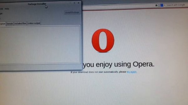 Installation of Opera web browser in Linux Mint