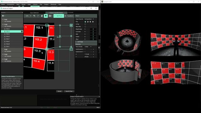 Simulation Realtime Mapping : Resolume + Touchdesigner смотреть онлайн