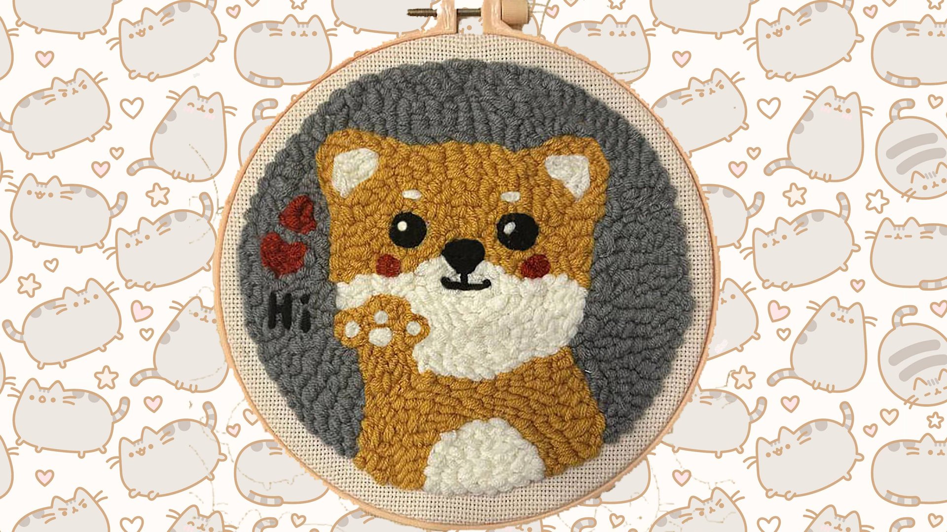 Мастер класс ковровая вышивка