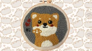 Мастер класс ковровая вышивка