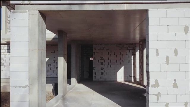 Строительство частного монолитного дома с плоской крышей смотреть онлайн