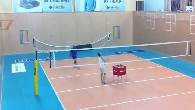 Подача прием.Тарас Хтей и Сергей Тетюхин. смотреть онлайн