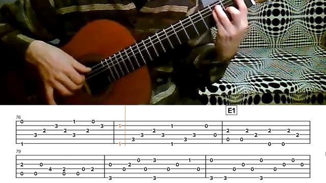 Heroes of Might and Magic Guitar Medley tabs fingertyle tutorial смотреть онлайн