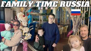 ENGLISH RUSSIAN FAMILY | Take Some Family Time Out - Russian Restaurant And Family Walk In The City