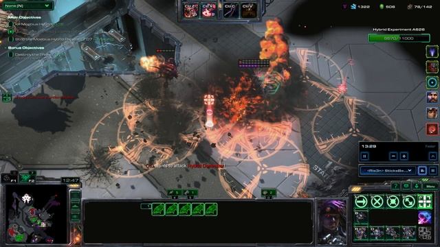 Starcraft II Co-op: Masters of Midnight H&H and Mengsk смотреть онлайн