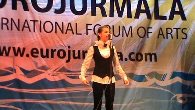 Саша Леднева - Гранд-финал Евроюрмала 2015 смотреть онлайн