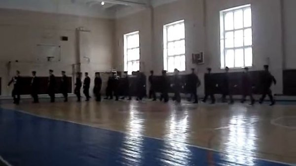 Смотр строя и песни в городе Муром