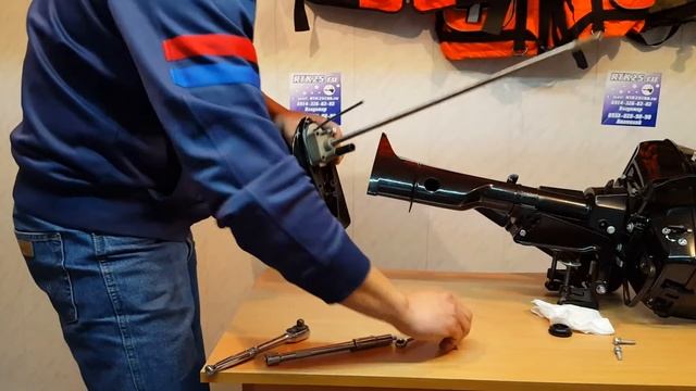 Замена крыльчатки водяного охлаждения Hangkai 4.0 л.с смотреть онлайн