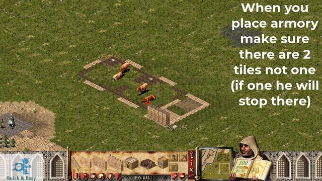 Fastest Tanner's Worker In Stronghold Crusader | Tanner Workshop Bug смотреть онлайн