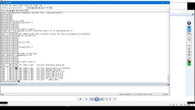 1.3 OSPF. Установление соседства. 2-way. Выборы DRBDR смотреть онлайн