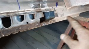 ГНЕМ ЖЕЛЕЗО. РЕМОНТ ПОРОГА. ЧАСТЬ 5.