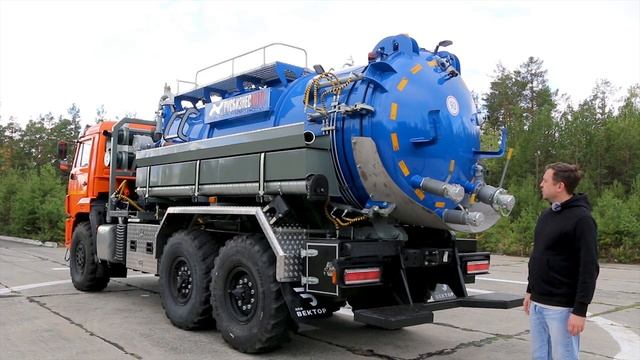 Лёгкая серия илососов МВС-10 КАМАЗ-43118 NG