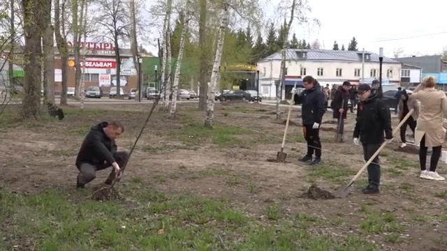 2022 05 06 Посадка саженцев липы в парке РДК смотреть онлайн