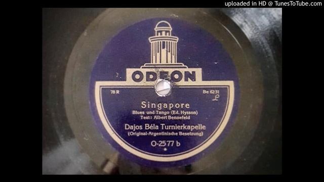 Dajos Bela - Singapore - 1927 tango blues смотреть онлайн
