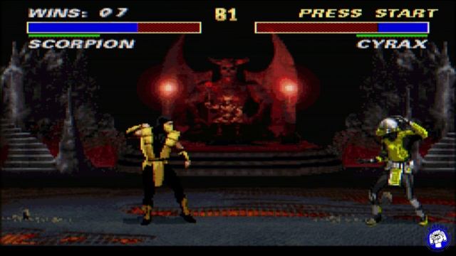 UMK3 SNES - ULTIMATE MORTAL KOMBAT 3 SUPER NINTENDO - SCORPION GAMEPLAY смотреть онлайн