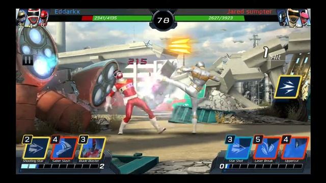 Power Rangers Legacy Wars: Red Space Ranger Vs. Silver Space Ranger смотреть онлайн