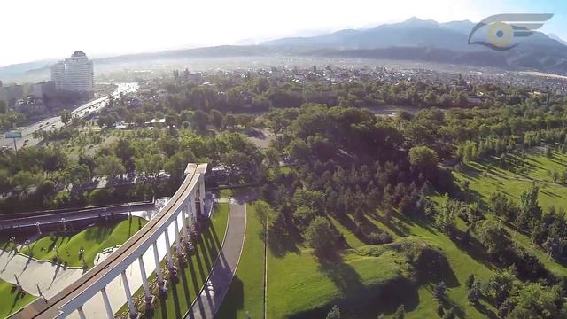 Алматы с высоты птичьего полёта смотреть онлайн