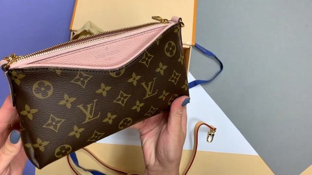 Распаковка Clutch Pallas Monogram Louis Vuitton. Обзор реплики. смотреть онлайн