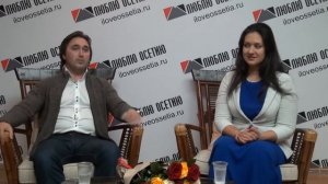 Агунда Кулаева и Алексей Татаринцев в гостях у "Люблю Осетию". 2 часть.