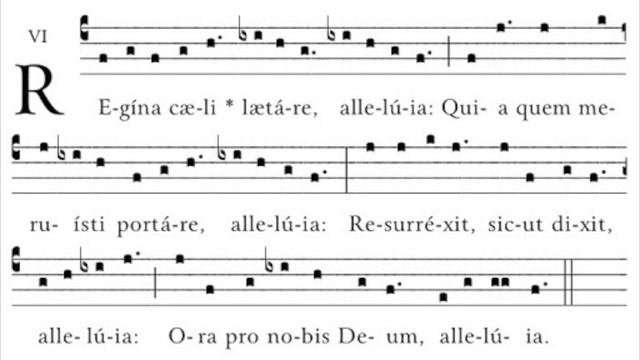 Regína caéli (Gregorian Chant) "Regína caéli laetáre, allelúia" - Simple Tone смотреть онлайн